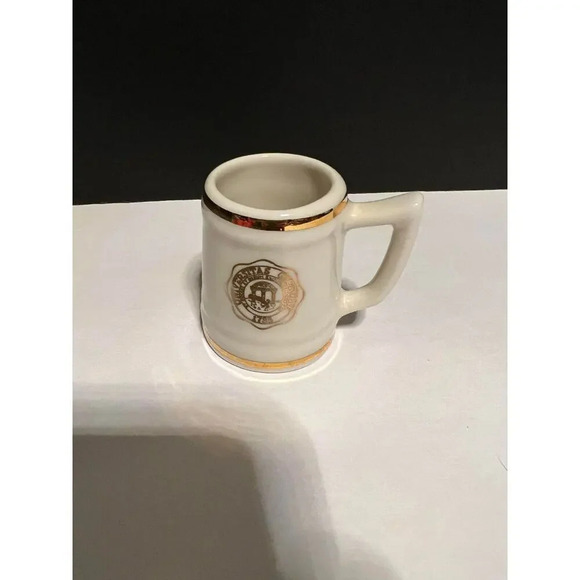Miniature Beer Stein w/ Gold Trim Handcrafted W.C. Bunting‎ Co - 2.25" Vintage - Picture 1 of 2